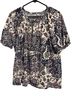 Cato Floral Multi Color Short Sleeve Blouse Size 14 - photo 1