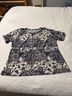 Cato Floral Multi Color Short Sleeve Blouse Size 14 - photo 4