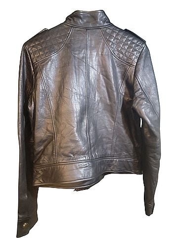 Moda International Moto Leather Jacket (view 2)