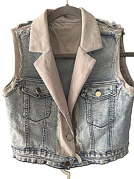 Unk USA Denim Vest (view 2)