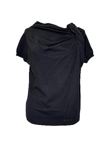 Moschino Moschino Short Sleeve Sweater in Black Wool (view 1)
