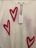 Chelsea & Theodore Hearts White Red Pullover Sweater Size 2X - photo 4