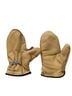 Skida 100% Leather Brown Tan Mittens Size M - photo 1