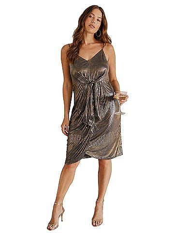 Hutch Luna Tie Front Cocktail Dress (view 1)