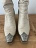 Free People 100% Leather White Boots Size EU 38 - photo 9