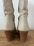 Free People 100% Leather White Boots Size EU 38 - photo 4