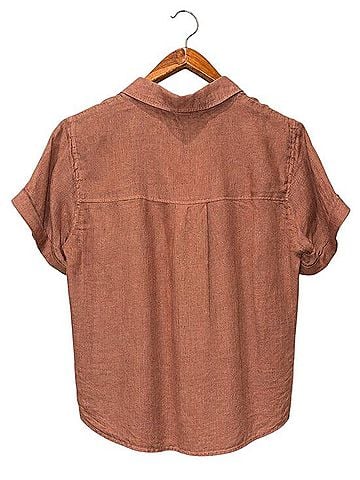 Bella Dahl B4372-653-302 Short Sleeve Blouse (view 2)