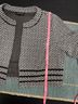 Perceptions Chevron-herringbone Black White Blazer Size 2X - photo 4