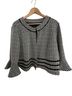 Perceptions Chevron-herringbone Black White Blazer Size 2X - photo 1