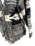 Pol Aztec Or Tribal Print Black White Jacket Size M - photo 7
