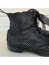 Dr. Martens 100% Leather Stars Black Silver Boots Size 5 - photo 5