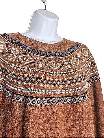 Weatherproof Fair Isle Sweater Pullover Sweater (view 2)