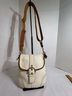 Coach 100% Leather White Brown Leather Crossbody Bag One size - photo 6