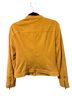 CoffeeShop 92% Polyester 8% Spandex 100% Polyester Yellow Gold Faux Leather Jacket Size M - photo 2