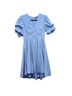 111 STATE 100% Polyester Blue Casual Dress Size L - photo 3
