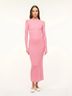 STAUD Pink Casual Dress Size M - photo 3