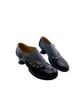 John Fluevog 100% Leather Blue Mule/Clog Size 10 - photo 1