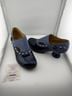John Fluevog 100% Leather Blue Mule/Clog Size 10 - photo 3