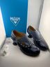 John Fluevog 100% Leather Blue Mule/Clog Size 10 - photo 4