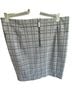 Michael Kors Checkered-gingham Black White Gray Denim Skirt Size L - photo 2