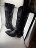 John Fluevog 100% Leather Black Silver Pink Boots Size 10 - photo 5