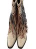 Dingo Multi Color White Blue Red Boots Size 8 1/2 - photo 1
