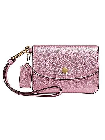Coach Leather Card Holder (view 1)