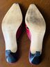 Etienne Aigner 100% Leather Red Heels Size 8 - photo 3