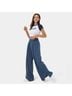 Halara Blue Casual Pants Size M - photo 3