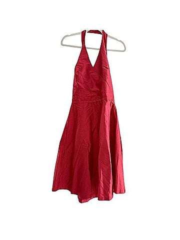 Aria Red Halter Dress Cocktail Dress (view 1)