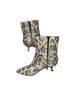 Marc Fisher 100% Leather Snake Print Ivory Gray Boots Size 9 - photo 6
