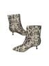 Marc Fisher 100% Leather Snake Print Ivory Gray Boots Size 9 - photo 4