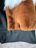 Shaci Brown White Black Faux Fur Jacket Size S - photo 4