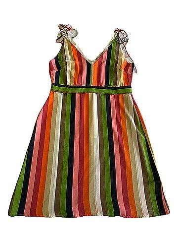 Gianni Bini Stripped Tie Strap Casual Dress (view 1)