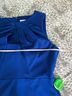 Calvin Klein Solid Blue Cocktail Dress Size 12 - photo 9