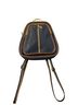 Valentina Blue Brown Leather Backpack One size - photo 1