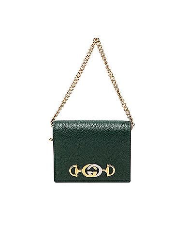 Gucci Grained Calfskin Zumi Wallet on Chain (view 1)