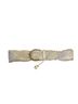 MICHAEL Michael Kors 100% Leather Solid White Gold Belt Size M - photo 12