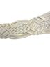 MICHAEL Michael Kors 100% Leather Solid White Gold Belt Size M - photo 8