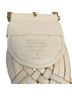 MICHAEL Michael Kors 100% Leather Solid White Gold Belt Size M - photo 11