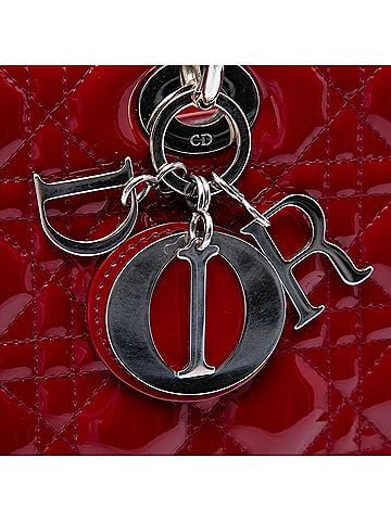 Dior Large Patent Cannage Lady Dior (view 2)