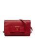 Prada 100% Leather Red Saffiano Lux Bow Wallet On Strap One size - photo 1
