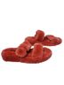 Ugg 100% Shearling Solid Orange Sandals Size 9 - photo 6