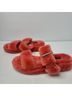 Ugg 100% Shearling Solid Orange Sandals Size 9 - photo 4