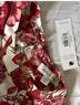 Amour Vert Floral Multi Color Short Sleeve Blouse Size M - photo 3