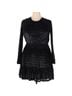 MICHAEL Michael Kors 100% Polyester Animal Print Black Cocktail Dress Size XL - photo 1
