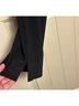 Sympli Solid Black Casual Pants Size 2 - photo 6