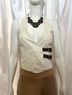 Zara White Tan Halter Top Size XS - photo 4