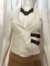 Zara White Tan Halter Top Size XS - photo 5