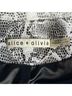 Alice + Olivia 100% Lambskin 100% Polyester Snake Print Black White Jacket Size S - photo 3